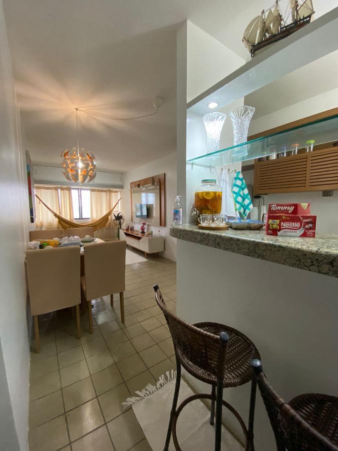 Apartamento Com Vista Para O Mar Maceio  Bagian luar foto